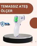 Temassız Dijital Ateş Ölçer Büyük Ekranlı Hızlı Okuma