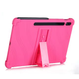 ALLY Galaxy Tab S8 S7 T870 / T875 11 inç Standlı Silikon Kılıf-(5775)