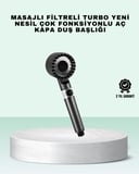 Aç Kapa Tuşlu Filtreli Duş Başlığı Yeni Nesil Tasarım