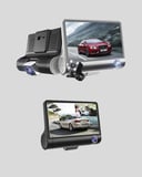 Araç Kamerası 3’lü Full HD DVR 1080P Gece Görüşlü ve G-Sensörlü