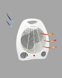 Mini Elektrikli Isıtıcı 2000W – Termostatlı Fanlı Isıtma Taşınabilir Tasar