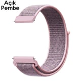 22MM Gear S3 Watch 4 -Gt2 GT2E 46MM Kayış Kordon Lylon Loop-(5775)