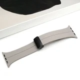 Ally Apple Watch 7-8 45mm 6-5-4 44mm Watch Ultra 49mm Manyetik Uçlu Silikon Kayış