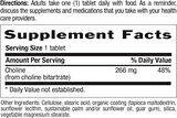 Country Life Choline Nerve Health 266 mg 100 Tablet