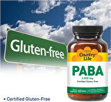 Country Life PABA 1,000 mg 60 Tablet