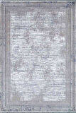 Artemis Halı Couture 008639A Gri Bej Çerçeveli Eskitme İpek Halı
