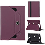 Alcatel 1T 8092 universal Standlı Tablet Kılıfı Mor