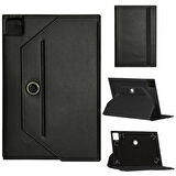 Apple Uyumlu iPad Pro 12.9 5. Nesil A2378 Universal Standlı Tablet Kılıfı Siyah
