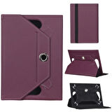 Vorcom Quartz Lite Universal Standlı Tablet Kılıfı Mor