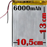 Alcatel 3T 10 8088X Batarya Pil - 6000mAh