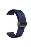 Xiaomi Amazfit Pace Kordon/Kayış Çizgili Tasarım Metal Toka Esnek Sağlam Silikon Kordon