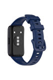 Huawei Band 8 Kordon/Kayış Soft Yumuşak Pürüzsüz Yüzey Delikli Silikon Strap Kordon/Kayış