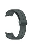 Samsung Galaxy Watch 4 Classic 42mm Kordon/Kayış Çizgili Tasarım Metal Toka Esnek Sağlam