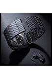 Watch 40mm Kordon/kayış 600d Karbon Fiber Malzeme 31gr Ağırlık Otomatik Mekanizmalı Kordon