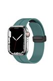 Watch Ultra 49mm Kordon/kayış Çizgili Tasarım Metal Toka Esnek Sağlam Silikon Kordon