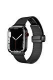 Watch Ultra 49mm Kordon/kayış Metal Ince Tel Örgü Tasarım Klipsli Ayarlanabilir Ölçü Kordon