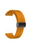 Xiaomi Amazfit Pace Uyumlu Kordon/Kayış Çizgili Tasarım Metal Toka Esnek Sağlam Silikon Kordon