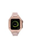 Apple Watch 7 45mm Kordon Luxury Tasarım Paslanmaz Çelik Kasa Korumalı Special Kordon/Kayış