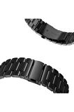 Samsung Galaxy Watch 46mm (22mm) Kordon/kayış Paslanmaz Çelik Klipsli Metal Kordon Kayış