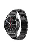 Samsung Gear S2 (20mm) Kordon/kayış Paslanmaz Çelik Klipsli Metal Kordon Kayış