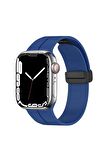 Watch 40mm Kordon/kayış Soft Pürüzsüz Yüzey Pratik Metal Tak Çıkar Tokalı Silikon Kordon