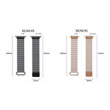   Watch 40mm Kordon/Kayış Magnetik Yapışma Metal PU Deri Kordon/Kayış