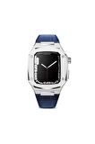 Watch 44mm Kordon/kayış Metal Gövde Leather Strap Metal Tokalı Luxury Kordon