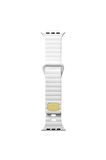 Watch 44mm Kordon/kayış Çizgi Şerit Desen Delikli Tasarım Tak Çıkar Silikon Kordon
