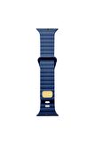 Watch 40mm Kordon/kayış Çizgi Şerit Desen Delikli Tasarım Tak Çıkar Silikon Kordon