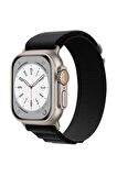 Watch Ultra 49mm Kordon/kayış Örgü Işlemeli Metal Toka Diyazn Her Ölçüye Uyumlu Kordon