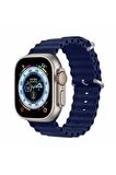 Watch 44mm Kordon/kayış Yumuşak Sport Delikli Metal Toka Silikon Kordon/kayış