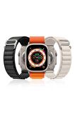 Watch 40mm Kordon/kayış Örgü Işlemeli Metal Toka Diyazn Her Ölçüye Uyumlu Kordon