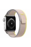 Watch 44mm Kordon/kayış Örgü Işlemeli Ayarlanabilir Ölçü Pratik Tak Çıkar Kordon/kayış