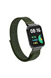 Xiaomi Redmi Watch 2 Lite Kordon/kayış Spor Loop Kasa Koruma 2 In 1 Hasır Örgü Cırtlı Hasır Kordon