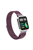Xiaomi Redmi Watch 2 Lite Kordon/kayış Spor Loop Kasa Koruma 2 In 1 Hasır Örgü Cırtlı Hasır Kordon