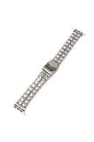 Watch 42mm/44mm Kordon/kayış Metal Şeritli Bakla Tasarım Klipsli Açma Kapama Kordon/kayış