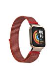 Xiaomi Mi Watch Lite Uyumlu Kordon/kayış Spor Loop Hasır Örgü Kasa Korumalı 2 In 1 Kordon
