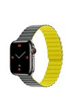 Watch 42mm/44mm Kordon/kayış Çift Renk Mıknatıslı Ayarlanabilir Kordon
