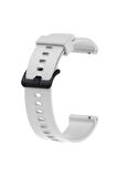 Galaxy Watch 3 41mm (20mm) Kordon/kayış Tırtıklı 15 Kademeli Silikon Kordon