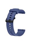Xiaomi Amazfit Gt2 42mm (20mm) Kordon/kayış Tırtıklı 15 Kademeli Silikon Kordon