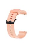 Xiaomi Amazfit Gtr 42mm (20mm) Kordon/kayış Tırtıklı 15 Kademeli Silikon Kordon