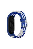 Xiaomi Mi Band 5-6 Kordon/kayış Uyumlu Örgü Model Tek Parça Ayarlanabilir Ölçü