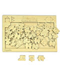 Ahşap Alfabe Yapboz Puzzle