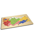 Ahşap Türkiye Haritası Puzzle Yapboz