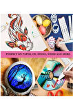 MARKER RENKLİ BOYAMA KALEM SETİ 80 Lİ