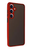 CPT50 Samsung Galaxy S24 Kılıf Montreal Silikon Kapak - Kırmızı