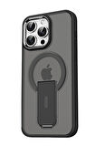CPT50 iPhone 14 Pro Tork Magsafe Standlı Kapak - Siyah