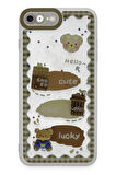 CPT50 iPhone 7 Kılıf Sweet Desenli Silikon Kapak - Şeffaf