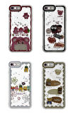 CPT50 iPhone 7 Kılıf Sweet Desenli Silikon Kapak - Şeffaf