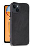 CPT50 iPhone 14 Kılıf Aras Deri Kapak - Siyah